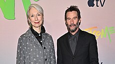 Alexandra Grantová a Keanu Reeves v New Yorku (6. dubna 2026)