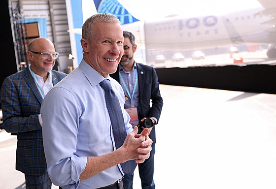 Generální �editel spole�nosti United Airlines Scott Kirby (24. b�ezna 2026)