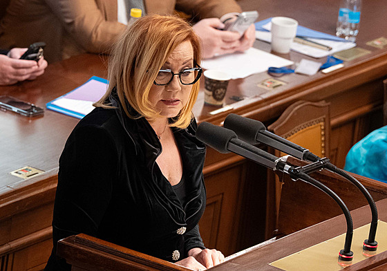 Vicepremiérka, ministryn� financí  a místop�edsedkyn� ANO Alena Schillerová na...