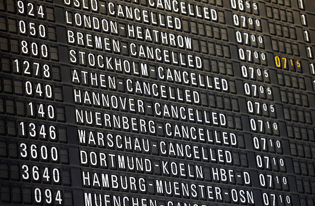 Německou Lufhansu ochromila stávka personálu, ruší se i lety do Prahy