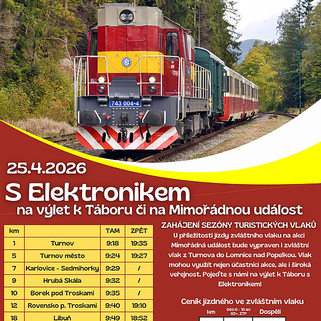 Svezte se nostalgickými a zážitkovými vlaky, máme jejich soupis