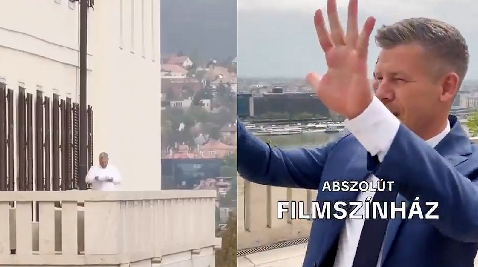 Magyar od prezidenta mával Orbánovi na balkoně. Jeho sídlo nad Budapeští nechce