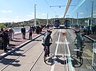 Otev�ení Dvoreckého mostu v Praze. (17. dubna 2026)