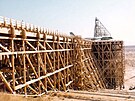 Byl to gigant ze d�eva. Za�ízení Trestle v pou�ti Nového Mexika bylo nejv�t�í...