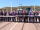 Pra�ský Dvorecký most se otev�el. A� bezpe�n� slou�í sto let, p�eje si Svoboda