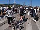 V Praze se otev�el Dvorecký most. Je jednadvacátým mostem v metropoli p�es �eku...