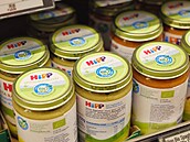 D�tské p�íkrmy zna�ky HiPP, ilustra�ní snímek (1. b�ezna 2026)