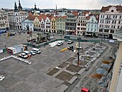 Rekonstrukce nám�stí Republiky v Plzni. Západní strana se stane p�í zónou a...