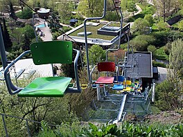 Lanová dráha v pra�ské zoologické zahrad� (28. dubna 2022)