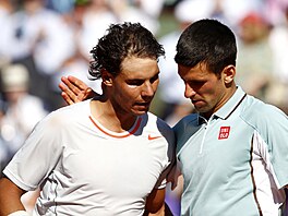 Novak Djokovi� a Rafael Nadal