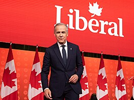 Kanadský premiér a �éf Liberální strany Mark Carney (11. dubna 2026)