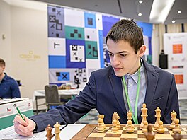 Václav Fin�k na Pra�ském �achovém festivalu.