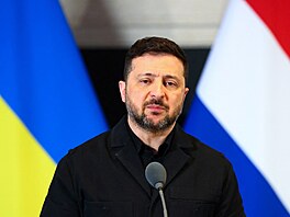 Ukrajinský prezident Volodymyr Zelenskyj (16. dubna 2026)