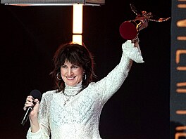 Klára Vytisková na udílení cen And�l 2025 na pra�ském Výstavi�ti (11. dubna...