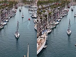 Flotila Global Sumud znovu vyplouvá z Barcelony sm�rem do Gazy