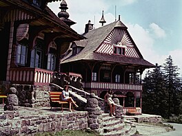 Za krásou �eskoslovenských hor jezdili turisté do Beskyd, zejména na slavné...