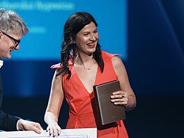 Dora Kaprálová získala za knihu Mariborská hypnóza Magnesii Literu pro knihu...