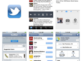 Staré mobilní aplikace - Twitter