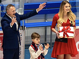 Pardubický majitel Petr D�dek se raduje z postupu svého týmu do finále...