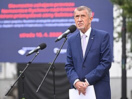 Premiér Andrej Babi� p�i otev�ení zmodernizované nemocnice v Rychnov� nad...