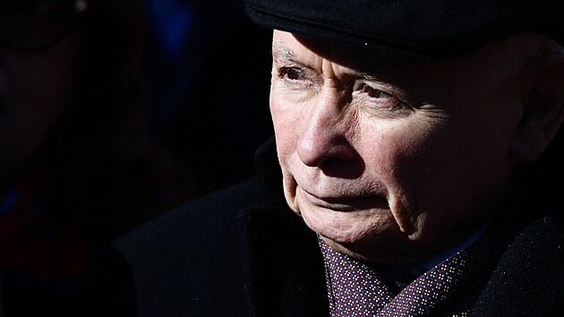 P�edseda polsk� strany Pr�vo a spravedlnost Jaroslaw Kaczynski uctil pam�tku...