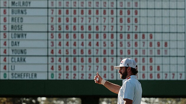 Cameron Young ve 3. kole golfov�ho Masters v August�.