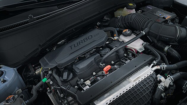 V�z na sn�mc�ch m� motor 1.6 T-GDI, dvouspojkovou p�evodovku a pohon v�ech kol.