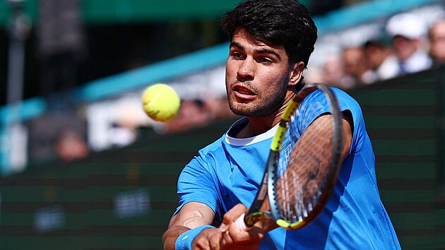 Carlos Alcaraz v semifinále turnaje v Monte Carlu
