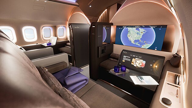 Lufthansa p�edstavila luxusn� letadlo The BOW pro VIP skupiny.