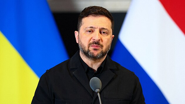 Ukrajinsk� prezident Volodymyr Zelenskyj (16. dubna 2026)
