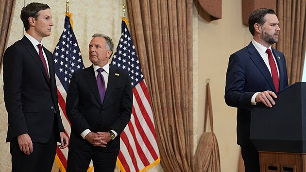 Jedn�n� mezi USA a �r�nem v Isl�m�b�du, kter�ho se z��astnil viceprezident J. D. Vance. (12. dubna 2026)