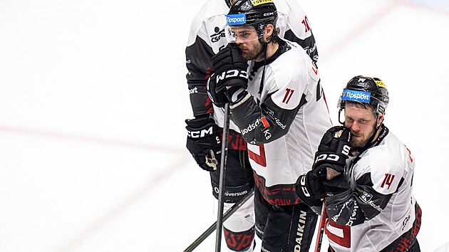 Ekstra ligin yarı final serisinde kaybettikten sonra Spartalı hokey oyuncuları hayal kırıklığına uğradı.