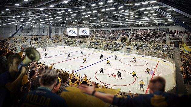 Pl�novan� podoba zimn�ho stadionu Lu�ka �ajky ve Zl�n�