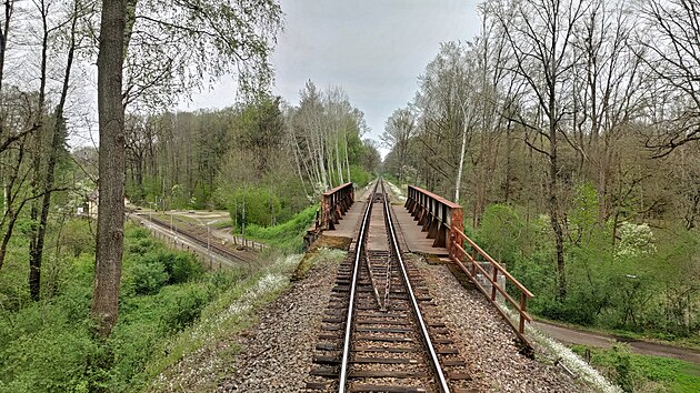 Most p�es tra� T�ni�t� nad Orlic� - Hradec Kr�lov�