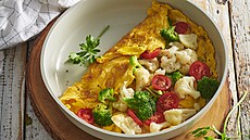 Omeleta se zeleninou