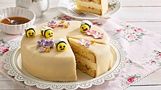 Jarní dort s marcipánem
