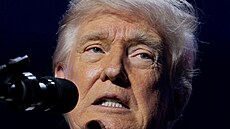 Americký prezident Donald Trump na akci organizace Turning Point USA v kostele...