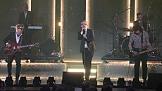Skupina The Prostitutes zahráli na p�edávání Ceny And�l za rok 2025. (11. dubna...