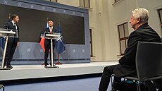 Generální tajemník NATO Mark Rutte se setkal se zástupci �eské vlády a...