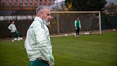 Pavel Hapal vedl jako nový hlavní trenér Sigmy první trénink týmu.