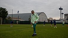 Pavel Hapal na tréninku Sigmy.