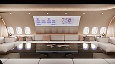 Lufthansa p�edstavila luxusní letadlo The BOW pro VIP skupiny.
