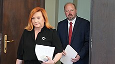 Ministryn� financí Alena Schillerová (ANO)  a ministr spravedlnosti Jeroným...