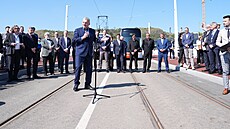 V Praze se otev�el Dvorecký most. Je jednadvacátým mostem v metropoli p�es �eku...