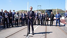 V Praze se otev�el Dvorecký most. Je jednadvacátým mostem v metropoli p�es �eku...