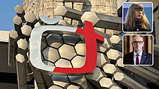 Sociolo�ka médií Marína Urbániková a ministr kultury otto Klempí� (Motoristé)