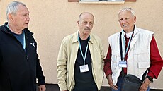 Libor Radimec, Augustin Antalík a Jozef Haspra (zleva) na setkání n�kdej�í...