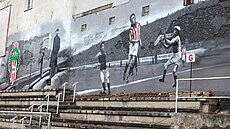 Stadion FK Viktoria �i�kov a jeho nové malby