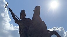 Se skauty za svatým Ji�ím v Infocentru Praha 3