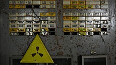 Zástupci organizace Greenpeace a média nav�tívili dispe�ink zni�eného 4. bloku...